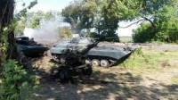 Российские наемники, атакуя донецкий аэропорт, потеряли 3 танка и 2 БТРа